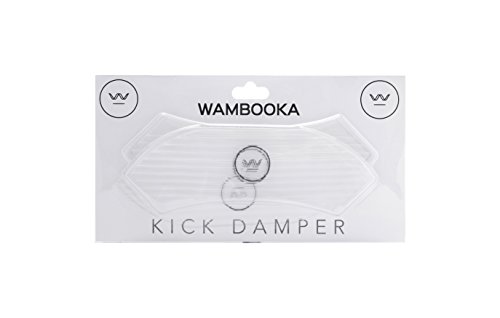 WAMBOOKA Kick Damper - Sordina invisibile per gran cassa - Dampeners Exclusive Tone Control Damper Dampener, Made in ITALY, The only Drum Pad for Bass Drum.