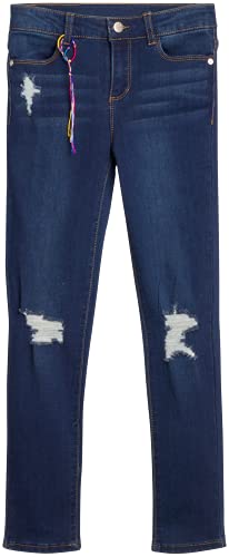 DKNY Girls  Jeggings - High Waisted Super Stretch Denim Jeans, Size 8, Laguna