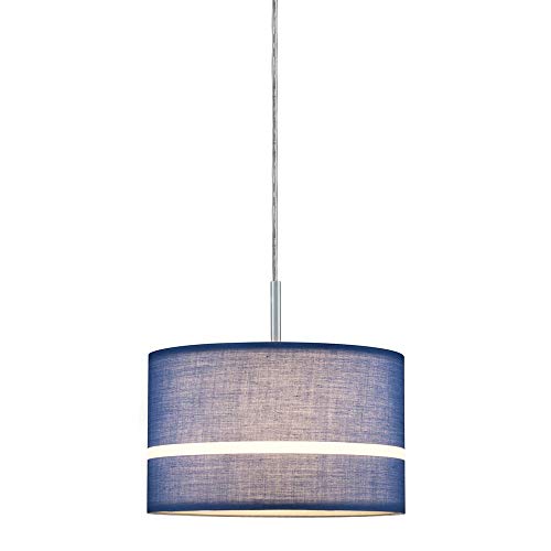 Preisvergleich Produktbild Paulmann 60324 DecoSystems Stoffschirm Tessa Blau max. 50W Durchmesser 25cm