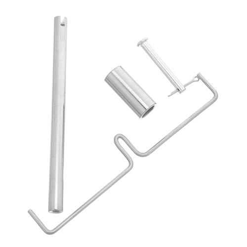 BELLIFFY Accesorios para Máquinas de Palomitas de Maíz Comerciales Juego de 2 Varillas Agitadoras de Metal Varilla Mezcladora y Repuestos de Hierro 5 Piezas para Mejorar Producción y