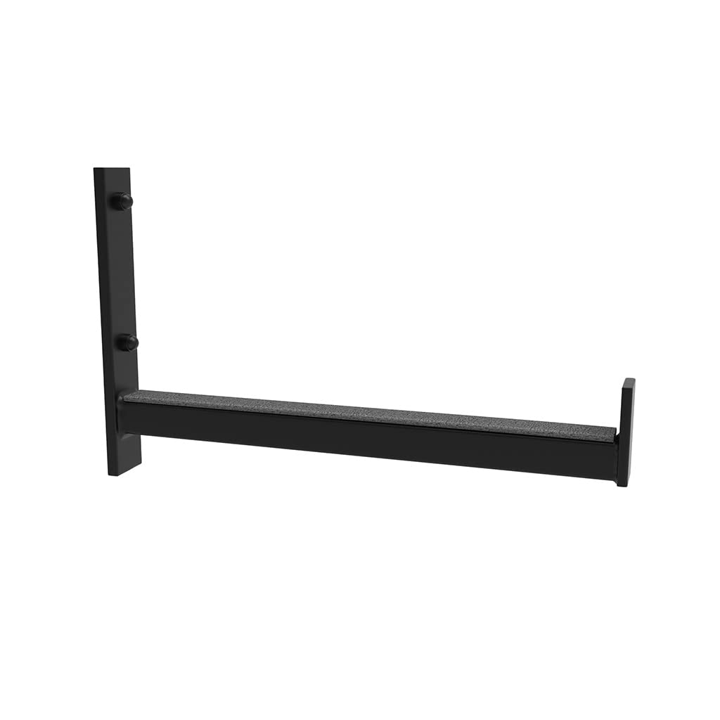 Reifenhalter Wandhalterung für 4 Felgen 30 cm Edelstahl Schwarz | Für Autoreifen, inkl. Schrauben und Dübel, für Garage und Keller, platzsparend und robust