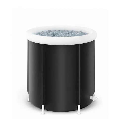 WildFun Eisbadetonne 376L - Aufblasbare Wanne Für Kältetherapie & Muskelregeneration