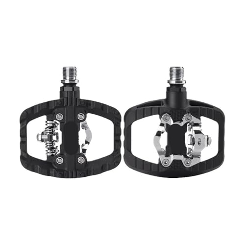 Pédales de vélo 2 en 1 en nylon avec roulement scellé pour VTT