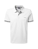 Pierre Cardin Polo de manga corta para hombre KN | Polo para hombre | Cuello oculto | Corte moderno, Blanco 2163, XL