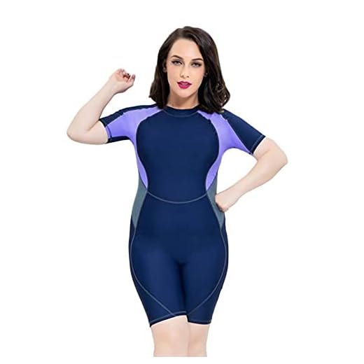 Damen Neoprenanzug Plus Größe 4XL-6XL Kurzarm Einteiliger Neoprenanzug Shorts Schnorcheln Surfen Schwimmen Tauchanzug Zum Tauchen Schwimmen,Blau,5XL