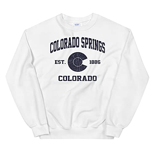 Colorado Springs Colorado CO vintage state Unisex Sweatshirt