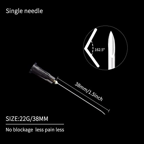 100 Pack 22 Gauge 1.5in Lab Accessories,Individually Sealed Supplies