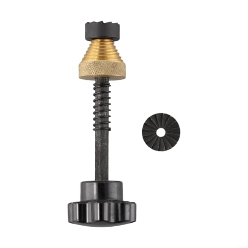 Zilimontt Taps Reseating Tool with Threaded Guide and Steel Cutters for for Leaking Sink Basin Bath Taps, DIY Plumbing Valve Seat Cutter for for Removing Scale Build-Up and