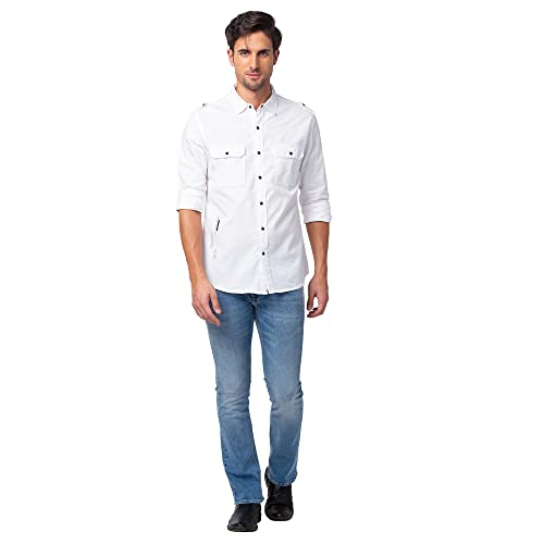 Image of Spykar Men's Rafter Boot Cut Mid-Rise Casual Jeans
