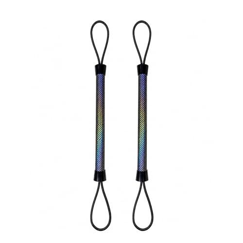 Giftaroo Boat Docking Rods 2 Pack 22 Inch Bungee Dock Lines for Pontoon Bass and Fishing Boats Shock Absorbing Cleat Tie Downs for Temporary Mooring Boat Accessories Gift