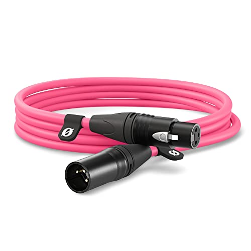 Image of RODE XLR-3 Premium XLR Cable (3m, Pink)