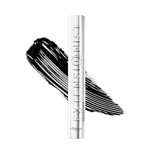 LOréal Paris Telescopic Extensionist Mascara Verlängernde Wimperntusche (Farbe Schwarz) für lange Wimpern und einen extremen Lash-Extension Look definierte Länge Schwung & Volumen 1x 9 9ml