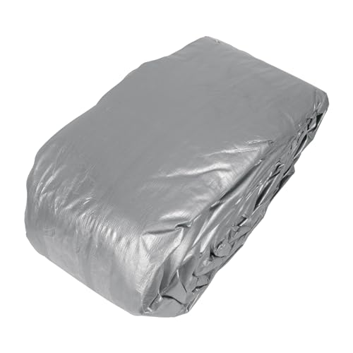 TRUPER LT-914 Reinforced Gray Tarps, 7.5 oz/yd2 29.5x45.9Ft (9x14m)