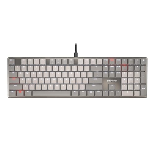 Cherry KC 500 MX LP, Mechanical Low Profile Keyboard, Wired (USB-A), Slim Design, Durable PBT...