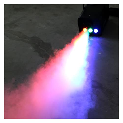 Máquina de humo de 500 W con luces LED RGB y control inalámbrico, ideal para bodas, Halloween, fiestas y efectos en escenario miniatura 4