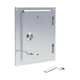 EW-FU Edelstahlkamintür 210 x 140 mm mit Rußschutztür