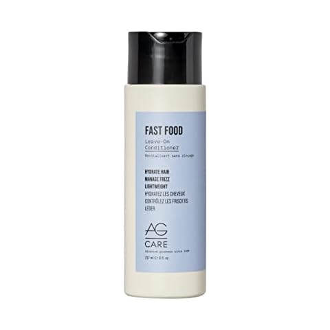 AG Care Fast Food Leave On Conditioner, 8 Fl Oz, White Cover