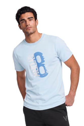 Image of Van Heusen Men's Athleisure Graphic T-Shirt - Comfortable Crew Neck| Soft Breathable Cotton Blend | Casual Wear Style | Summer Favorite | Style 60054