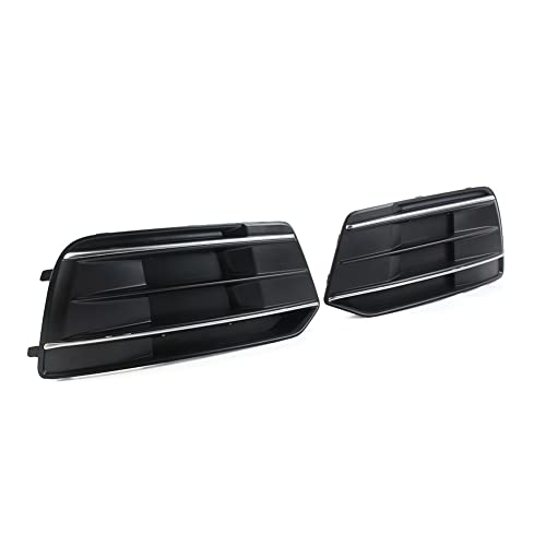 Lirun Car Auto Front Bumper Fog Light Grille Grill Cover Grilles Insert For Audi Q5 2018 2019 2020 2021 2022 80A807679D/80A807680D, Left & Right Side #TOP30