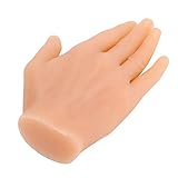 Chrees Main de Pratique du Tatouage, Fausse Main en Silicone pour Tatoueurs Débutants avec Texture Réaliste et Taille de 20 Cm, Option Gauche ou Droite (droite)
