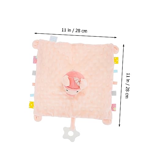 Milisten Comfort Towel Soothing Animal Shaped Pacifier Toy Newborn Saliva Towel for Sleep Gentle Touch Safe Material Boy Girl Toddlers4