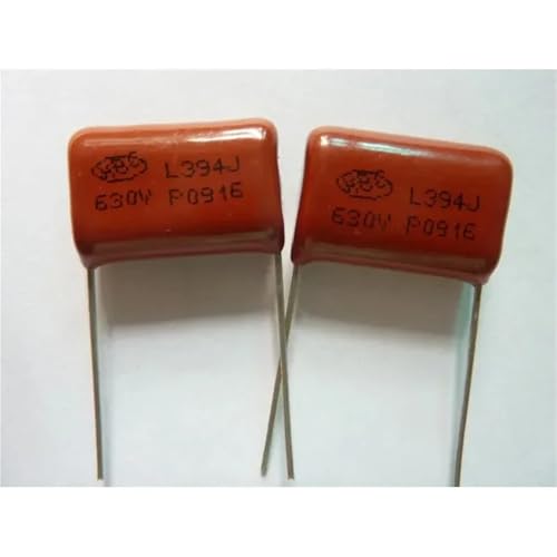 Condensateur CBB21 390nF 630V pour circuit électronique, lot de 100 pièces