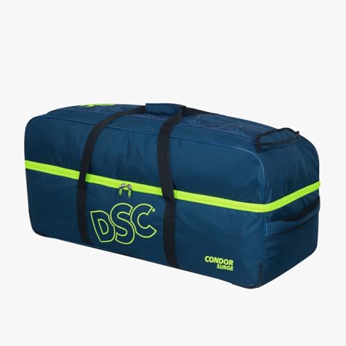 DSC Condor Surge Wheelie Polyester Cricket Kit Bag (Green) (B07PSNYRVG) Amazon Price History, Amazon Price Tracker