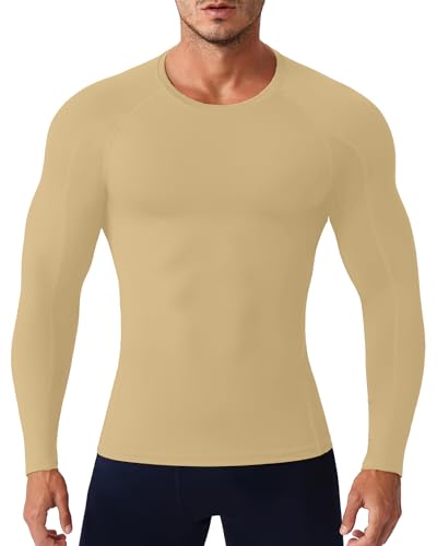 SPVISE Compression Shirt Men Long Sleeve, Cool Dry Men's Athletic Workout Running T-Shirt Tops, Sports Rash Guard Base Layer2