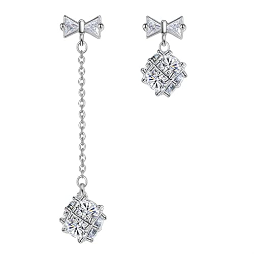 Boucles d'oreilles vintage femmes pampilles zircone cubique et crochet mode dames