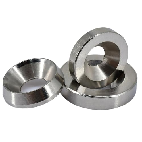 Lkq-������ M3 M4 M5 M6 M8 M10 Cone Solid Flat Gasket 304 Stainless Steel Flat Countersunk Washer, �������肵�Ă��đϋv��������(Cone M8x22x4.5(2pc