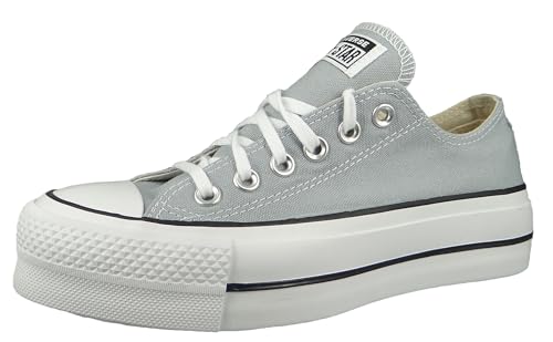 Image of Converse All Star Lift Ox Grey Wolf Shoes for Women-UK 6 / EU 39