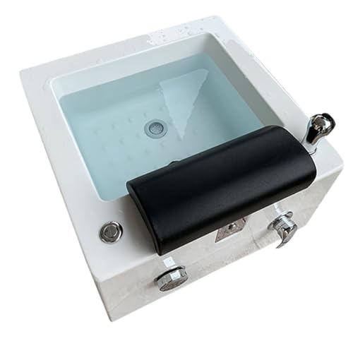 Spa de pies acrílico eléctrico con luz LED y ducha