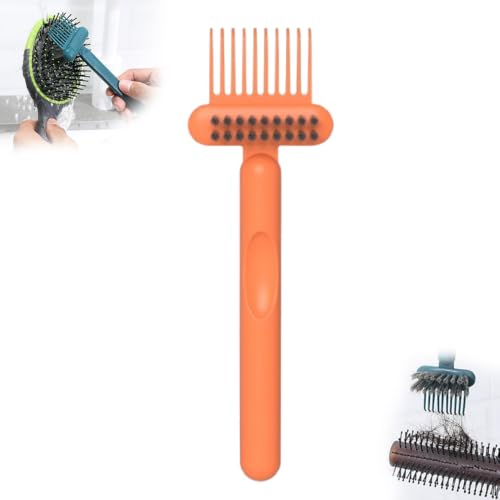 2-in-1 Hair Brush Cleaner, Comb with Pick and Bristles for Removing Hair