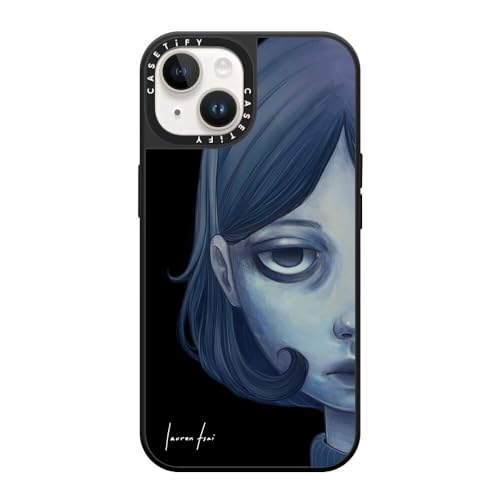 CASETiFY ~[ iPhone 14 P[X [1.5m̗NA/MagSafe ɑΉ] - ASTRID (Half-you) - ubN (ubNop[)