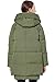 Orolay Women's Thickened Down Jacket Green M