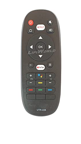 Image of LipiWorld UTR-U28 Led LCD Smart Tv Remote Control (Suitable for Haier Led Tv) (Without Voice Function) with Netflix YouTube Function Compatible for Haier Tv Remote