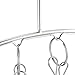WAIKAS [Pack of 2 pcs] Socks Underwear Hanger,Stainless Steel Hanger，Stainless Steel Sock Hanger with 8 Clips, Suitable for Drying Socks, Underwear, Baby Clothes, Towels
