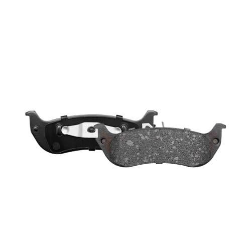 Image of Detroit Axle - Rear Ceramic Brake Pads with Hardware Set Replacement for 2004 2005 2006 2007 2008 Chrysler Pacifica - 4pc Set