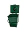 Exaco ECO-2000 2.4 Gallon Kitchen Compost Waste Collector, Basic Green