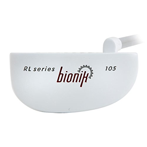 Bionik 105 Nano White Golf Putter Right Handed Semi Mallet Style With Alignment Line Up Hand Tool 33 Inches Senior Women's Perfect For Lining Up Your Putts #TOP6