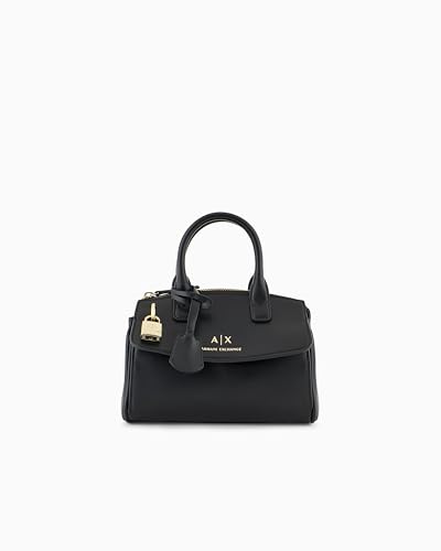Armani Exchange Women's Jane Tote Small, Black, One Size
