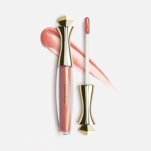 Mirenesse Velvet Lip Gloss Plumper, 3 in 1 Instantly Plumps with Vitamin C + Vitamin E and Vinyl Shine, Vegan and Toxin Free, 73 Romance .15 oz Full Size