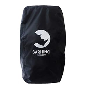 Sarhino Shield transporthoes voor rugzakken – flightbag/reisbescherming en regenbescherming – zwart