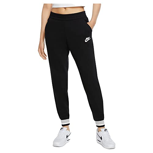 Nike Damen Sporthose Sportswear Heritage FLC Sporthose, Black/Grey...