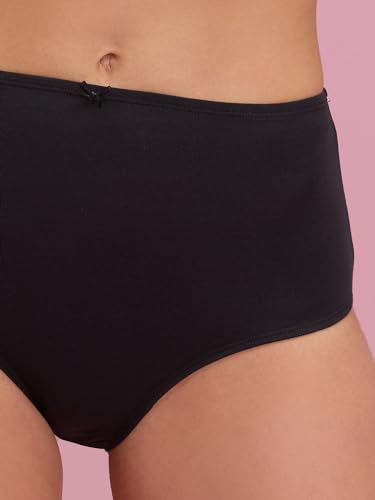 Image of NYKD (NYP104 Assorted Breathable Cotton Panty Set for Women (Pack of 3) | High Rise & Full Coverage Brief with Anti Odor Properties | Super Soft & Concealed Elastic for All Day Comfort
