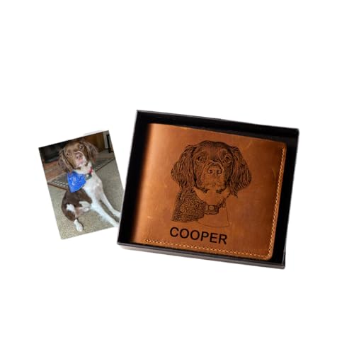 Custom Engraved Wallet – Personalized Photo Wallets for Men, Husband Gifts, Gifts for Him, Personalized Birthday Gifts, Cool Stuff for Men, Father’s Day Gifts (Model 1)2