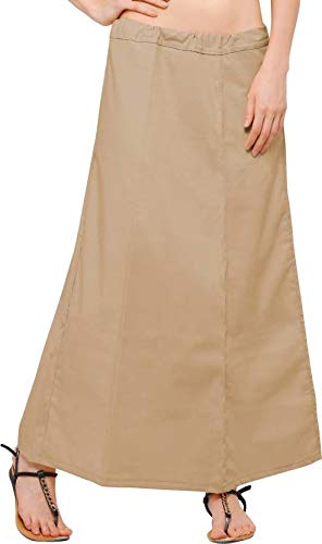 ridhi and sidhi Cotton Indian Readymade Petticoats for Women's Beige-picture-31
