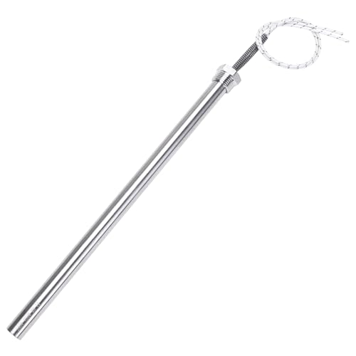 DERNORD 240V 750W Heizelement mit 1/2 Zoll Flansch Einzelrohr Mehrzweck DIY Heizstab Edelstahl Heizpatrone
