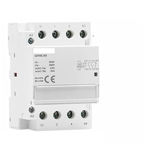 Contacteur pour contacteurs de pile charge 4P 63A 2NO domestique