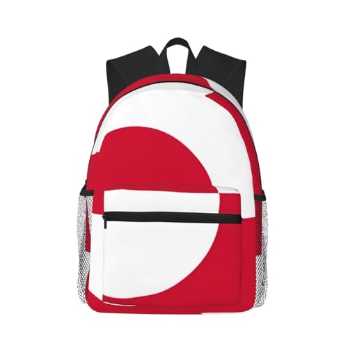 Mochila con bandera de Noruega unisex One Size ligera para universidad